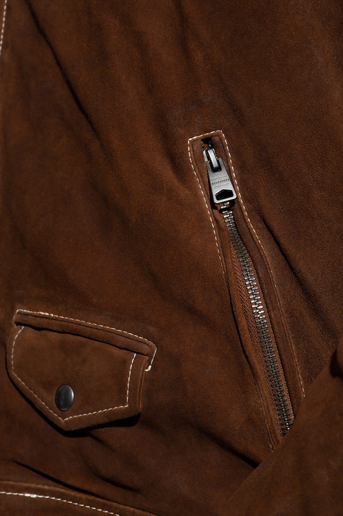 AllSaints 'Milo' suede jacket | Men's Clothing | Vitkac